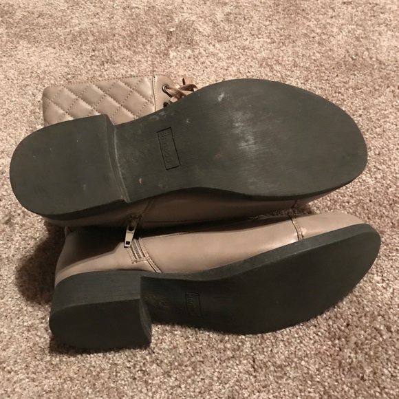 Bamboo Fighter-16 Quilted Combat Boots - Picture 6 of 7